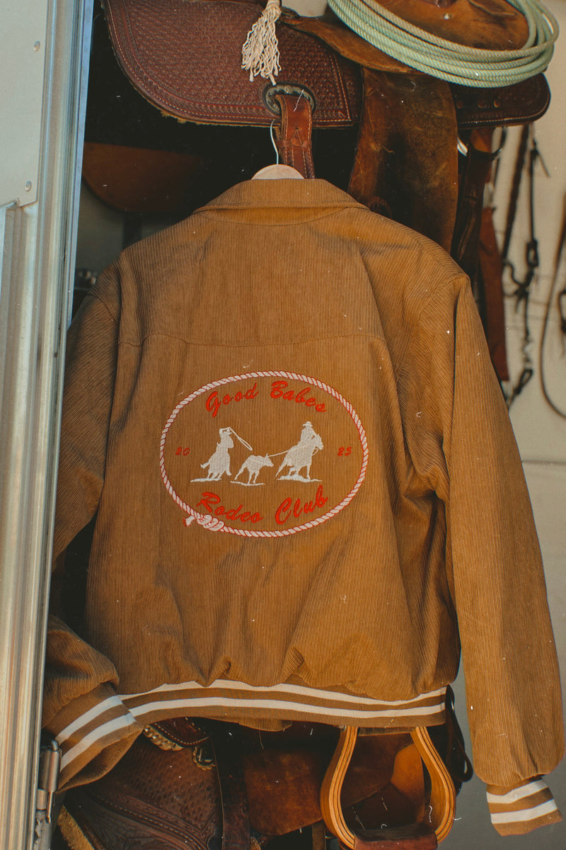 The Team Roper Icon Bomber Jacket in Camel – The Good Babes Co. LLC