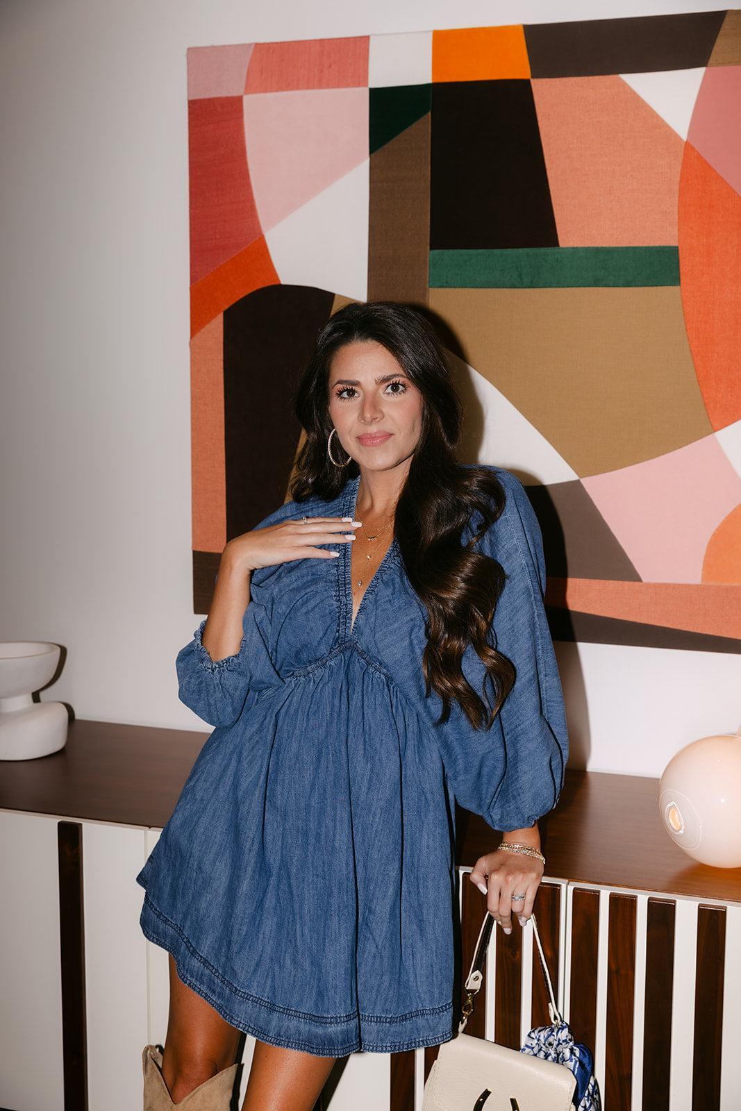 The Jaxxie Denim Dress – The Good Babes Co. LLC
