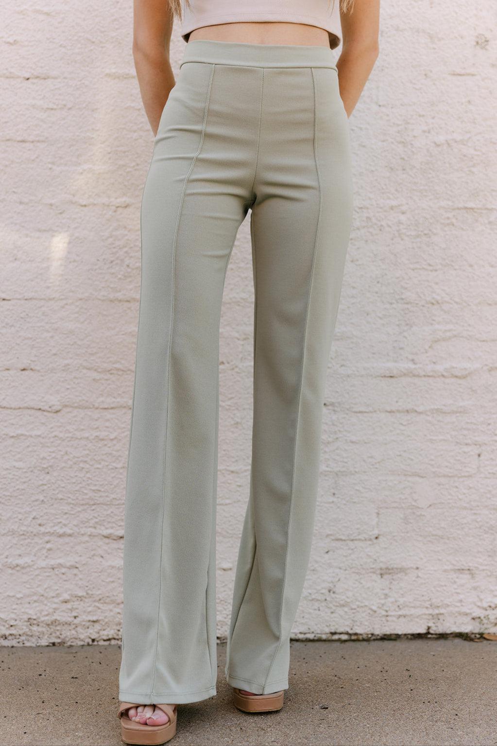 SALE The Zoey Stretch Trouser In Sage – The Good Babes Co. LLC