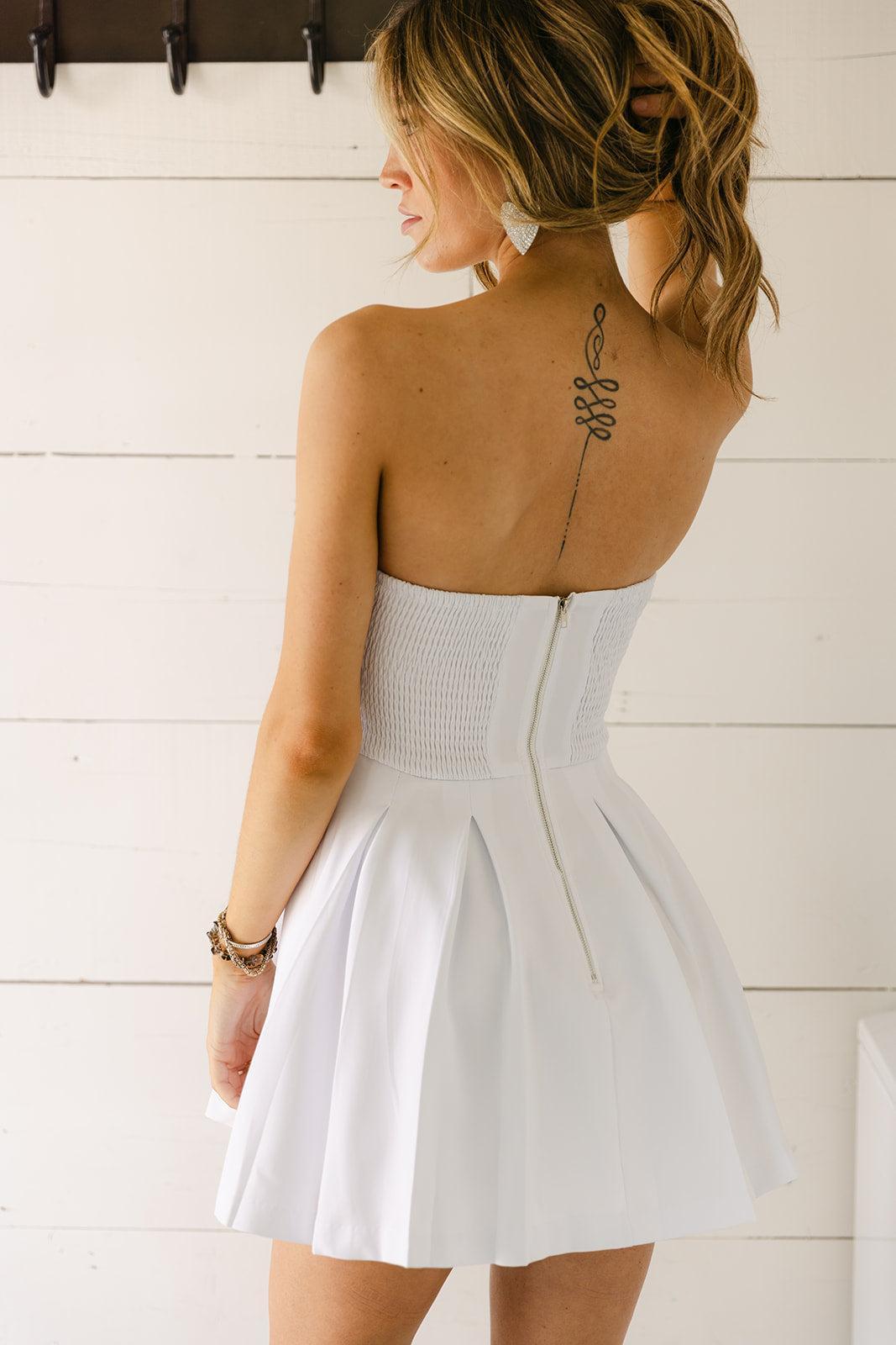 Sale The Gemma Dress in White Large