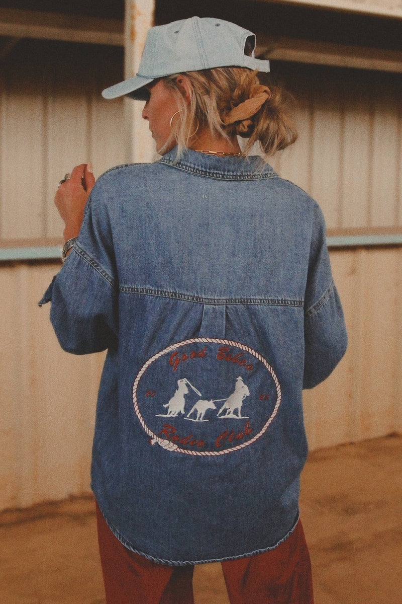 The Denim Team Roper Top – The Good Babes Co. LLC